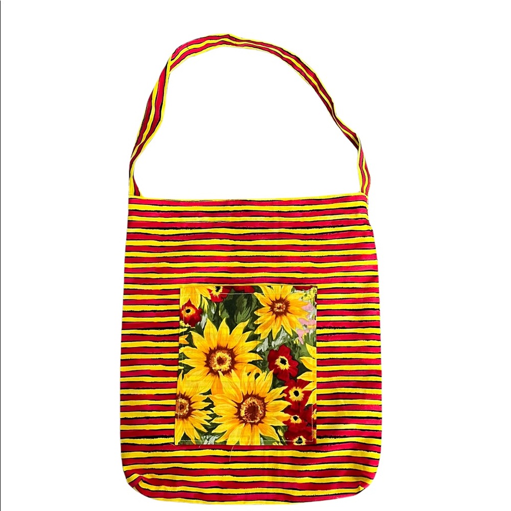 Sunflower Handmade Tote Bag